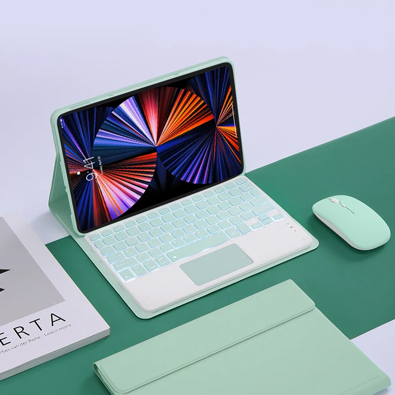 Backlit Keyboard Case Mouse for Xiaomi Pad 6 Pad6 Pro Keyboard Wireless Spanish Korean Hebrew Spanish Magnetic Funda for Mipad 6