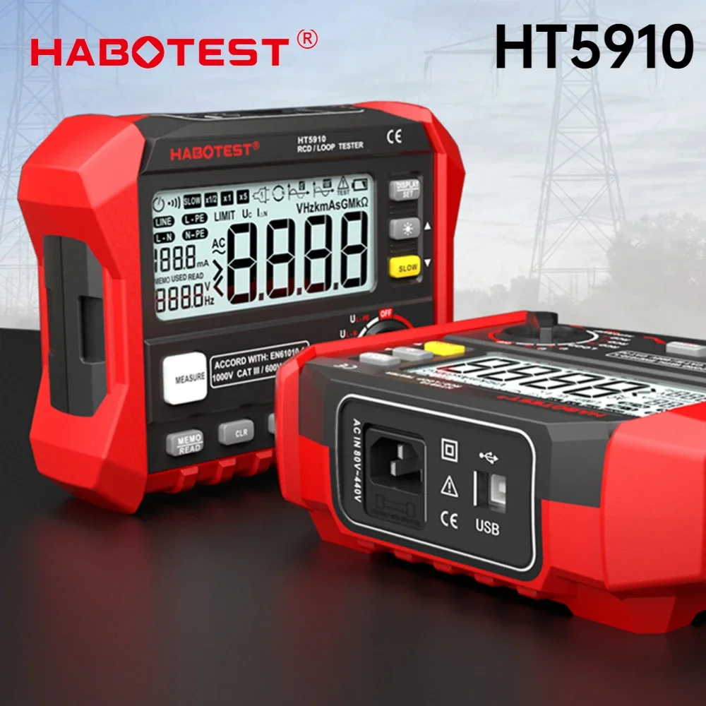 ANENG MH12 Ohm Tester Digital Multimeter 50V-1000V Insulation Earth High Voltage Resistance Meter Tester Megohmmeter Tool resistance tester