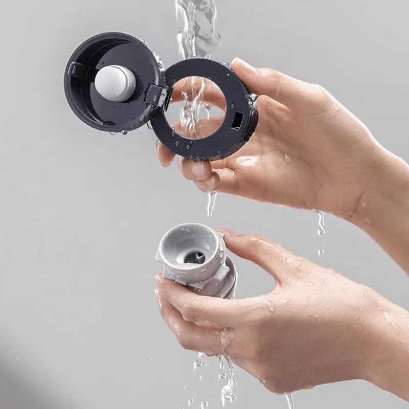 Original Xiaomi Water Cup 2 480mL Thermos Keep Warm/Cold Cup Travel Portable 316L Stainless Steel Lock Design Single hand Open