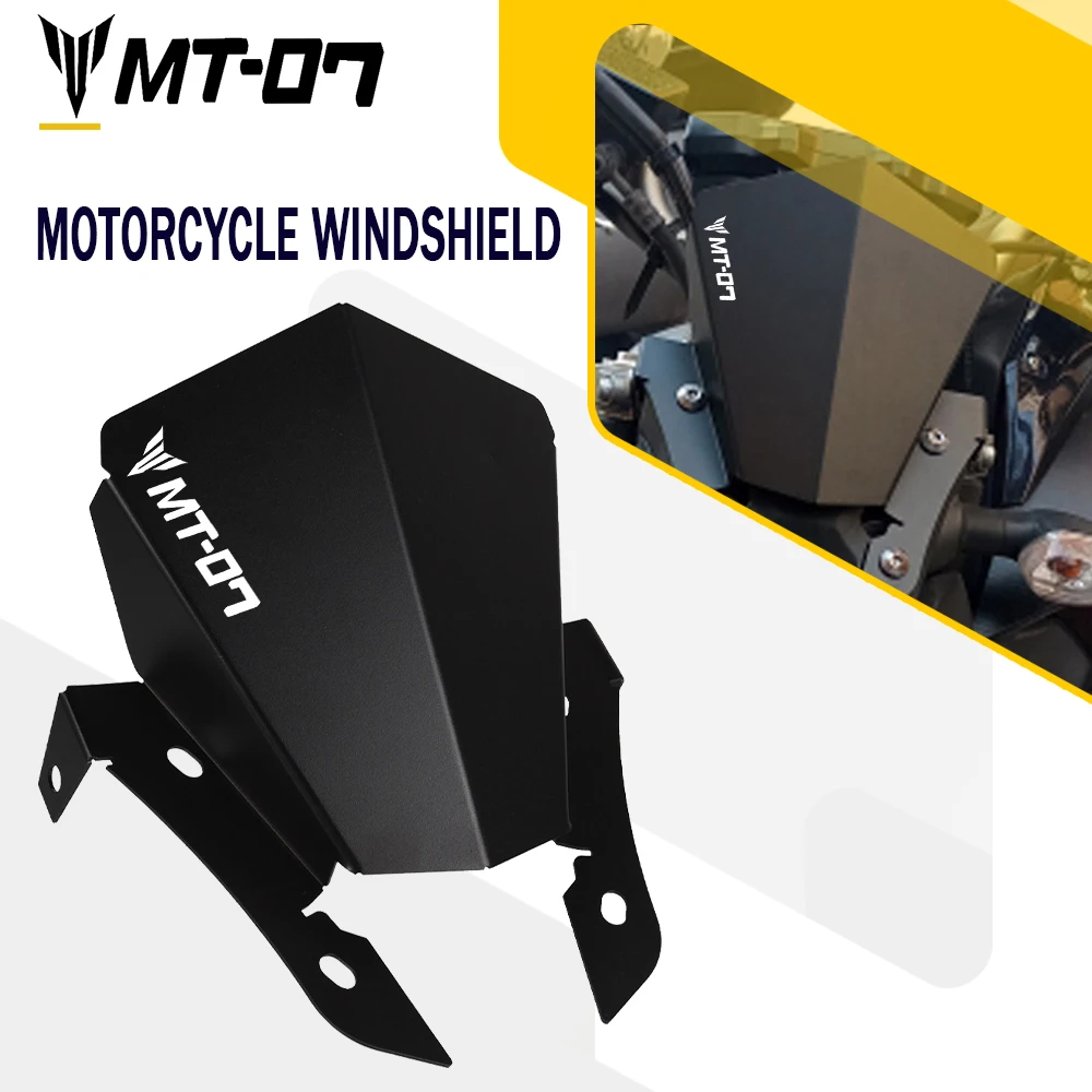 

For YAMAHA MT-07 MT07 FZ-07 FZ07 2013 2014 2015 2016 2017 Motorcycle Accessories Windscreen Windshield Deflectors Wind Screen