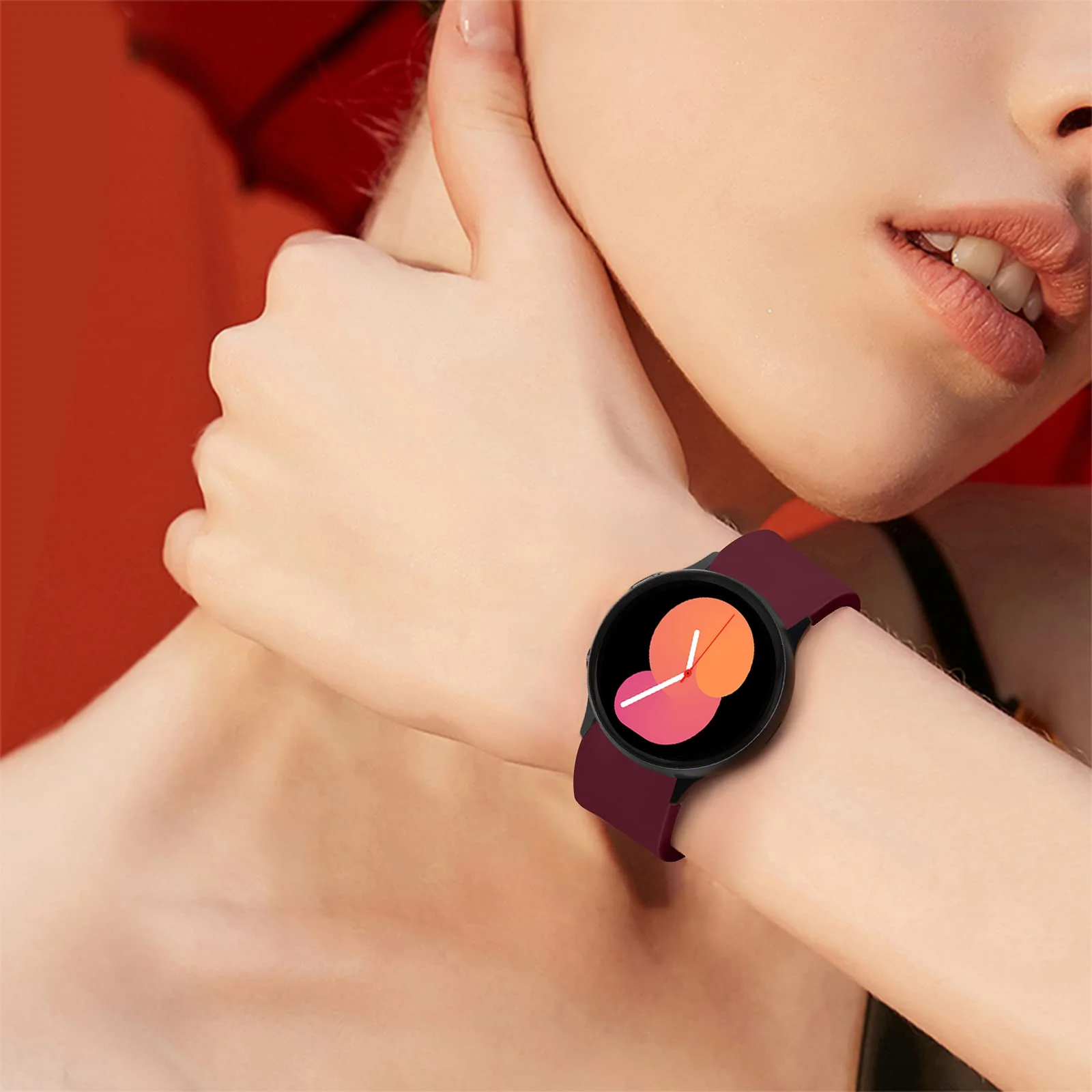 Premium Silicone Sport Watch Strap - Durable and Comfortable Bracelet Band