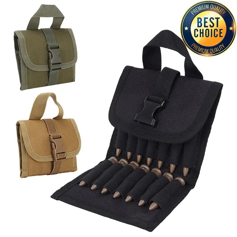 Tactical Shotgun Shell Holder Pouch Outdoor Molle