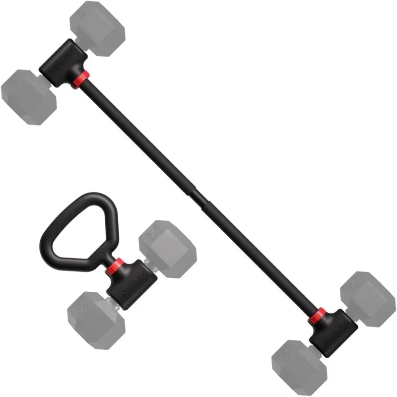 

Jayflex Hyperbell Dumbbell Converter - Convert Dumbbells to Barbell Set and Kettlebell for Home Fitness - Adjustable & Up to