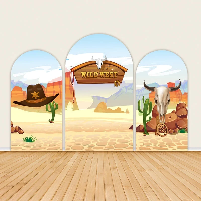 Wild West Banner 'Way Out West' – 20 Cm, Perfekt Für Cowboy-Party-Dekoration