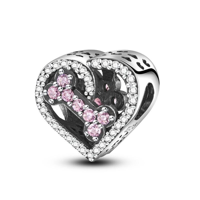 pandora charm bracelet Hot Sale Heart Shape Bead Charms De Plata 925 Fit Original Pandora Bracelet Diy Support Wholesale Dropshipping For Bangle Making mens wedding bands