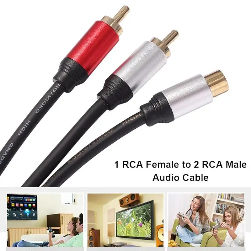RCA  ̺ ׷ 1 RCA Ͽ 2RCA  Aux  ̺ 2 RCA Y , DVD TV VCR   Ŀ