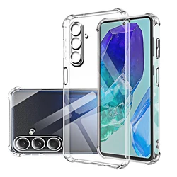 Crystal Clear Protective TPU Phone Case with Camera Lens Guard for Galaxy M54 5G