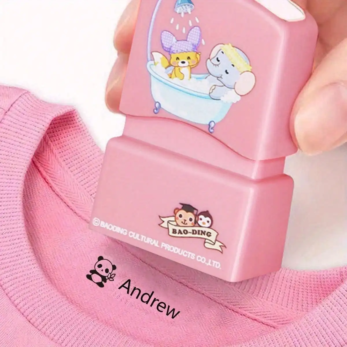 Personalized Name Stamps and Waterproof Ink Pads