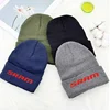 SRAM solid color versatile autumn and winter knitted hat European and American workwear men's and women's brimless hat 4