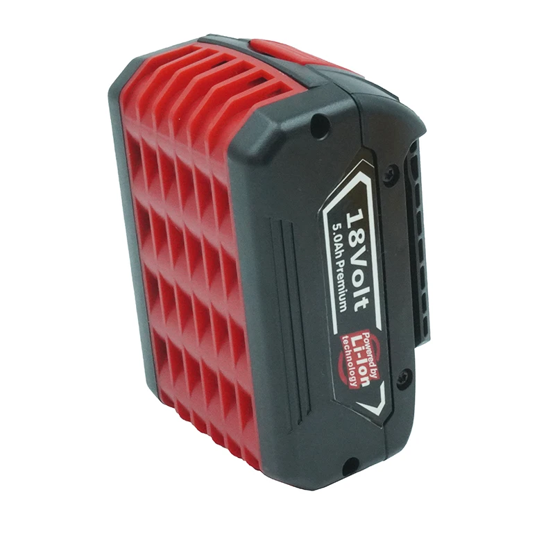 Batería recargable de iones de litio para Bosch, herramienta eléctrica de 18V, 5Ah, 5000mah, para destornillador portátil, BAT609