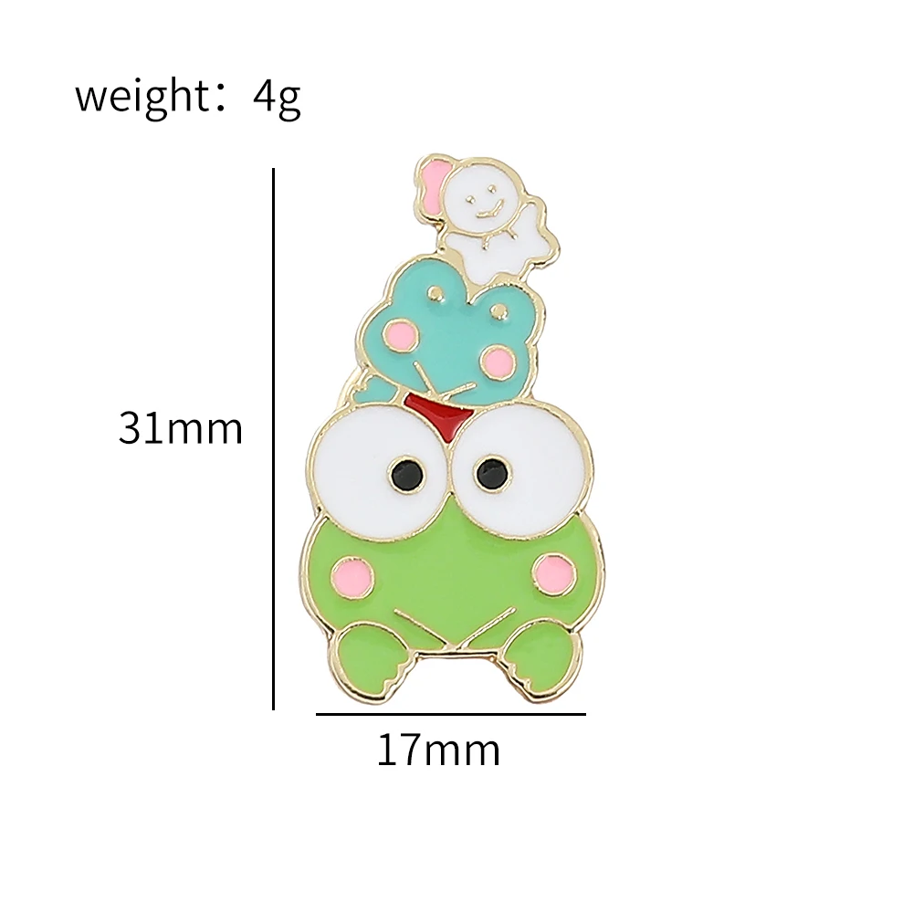 Sanrioes figura dos desenhos animados esmalte pino kuromi olá kitty cinnamoroll melodia crachá broche para jeans jaqueta lapela pino acessórios