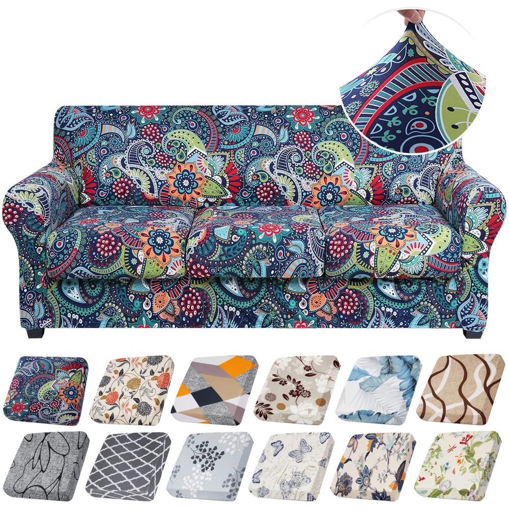 Stretch Printed Sofa Couch Cushion Covers Replacement AirChair Cushion