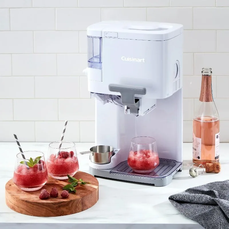 Cuisinart Soft Serve Ice Cream Machine- Mix It In Ice Cream Maker for Frozen Yogurt, Sorbet, Gelato, Drinks 1.5 Quart, White, 3
