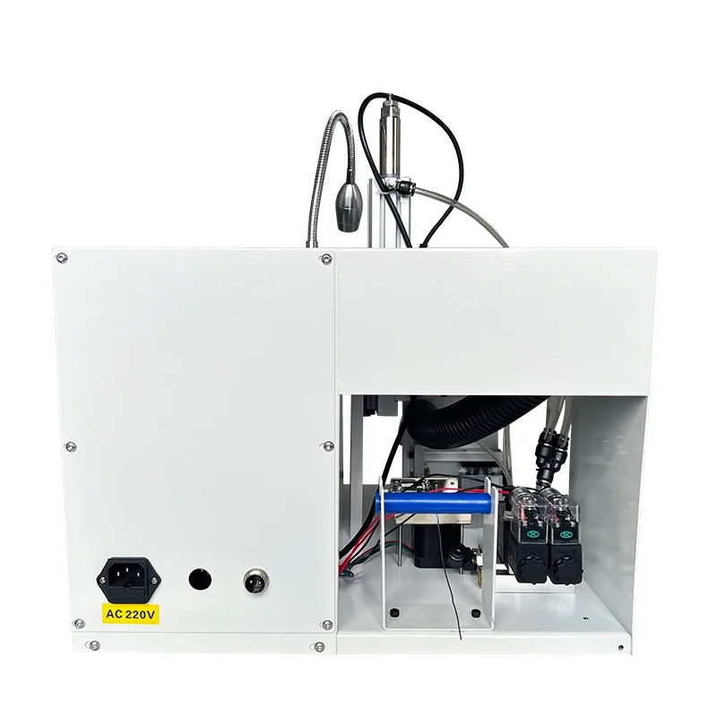 BORUIX 220V Automatic Soldering Machine 150W Spot Welder Tin Feeder LCD Digital Display USB Terminal Welding Equipment