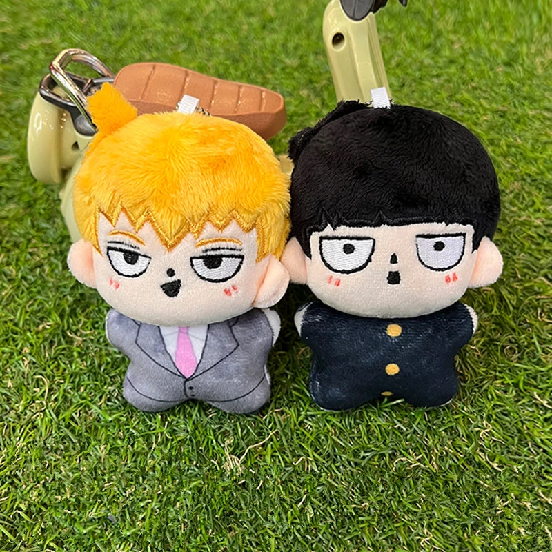 

12cm Anime Mob Psycho 100 Mobu Saiko Hyaku Kageyama Shigeo Reigen Arataka Cosplay Plush Kids Gift Pendant Accessories