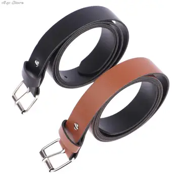 ⁦NEW 1Pc 100CM Leather Belt Fashion Waist Belts Metal Circle Buckle Waistband Pants Decorative Belt Women Clothing Accesories⁩ – תמונה ⁦2⁩
