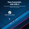 C4 Desktop Computer Audio Portable Wireless Bluetooth Speakers Notebook Esports Game Audio RGB High-quality USB Wired Connection 2