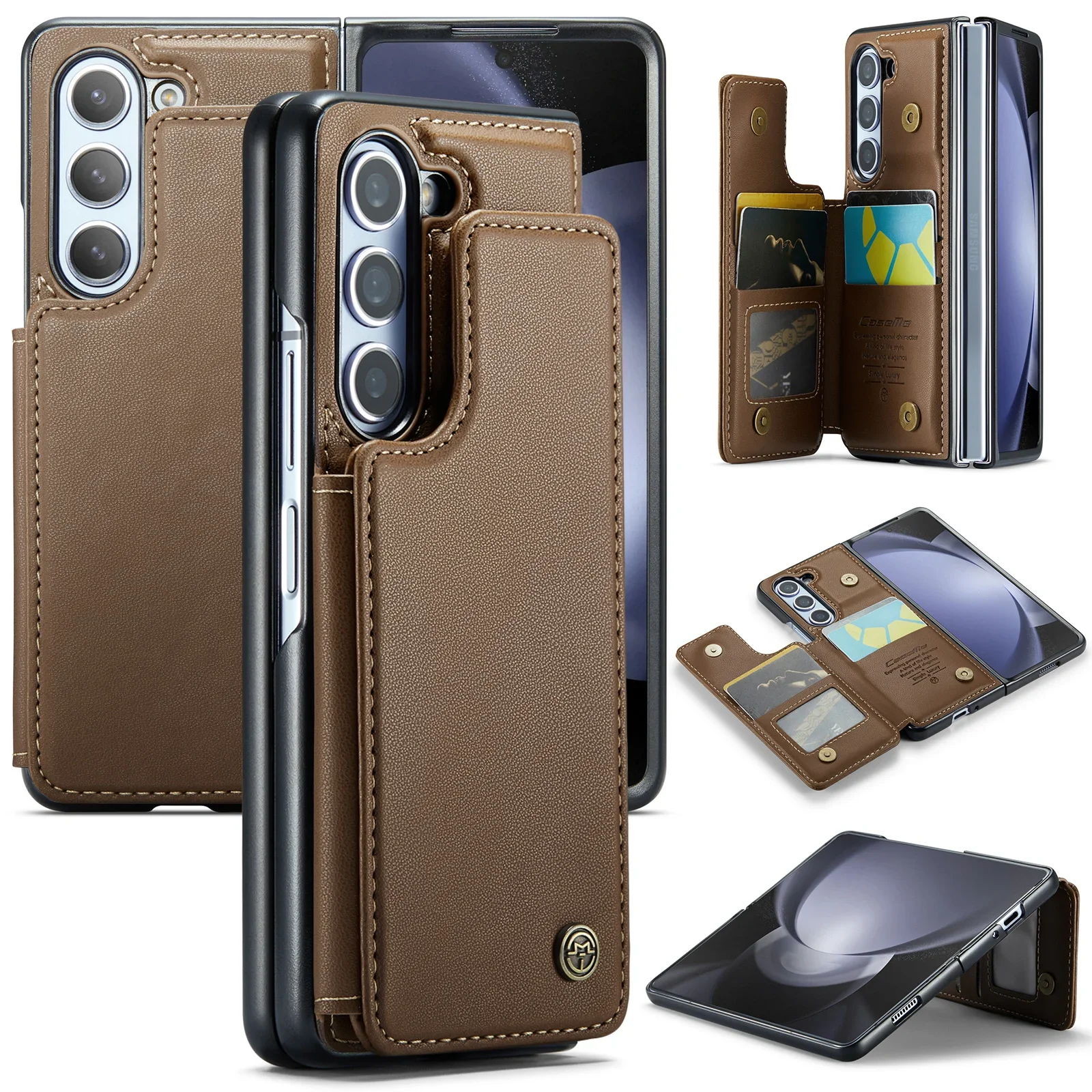 

Противоударный складной чехол-бумажник для samsung z fold5, чехол для Samsung Galaxy Z, складной 5