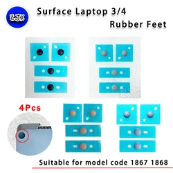 4pcs/Suitable for Microsoft Surface Laptop 3/4 Foot Pad D Shell Anti-skid Rubber Pad 1868 1867Round Rubber Cushion Rubber Foot