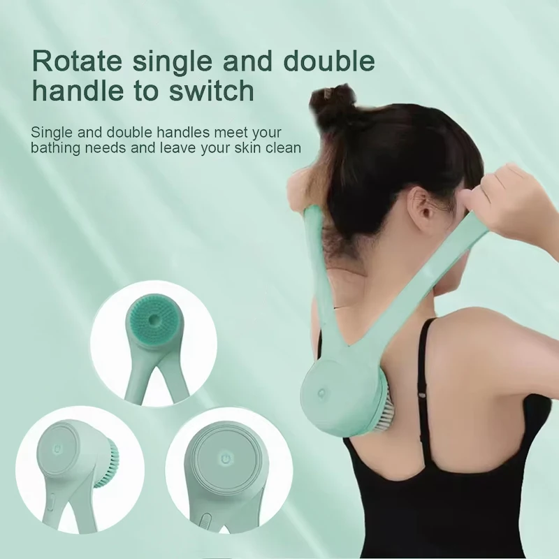 Electric Body Brush Back Scrubber for Shower electric Body Scrub Brush cleaning brush