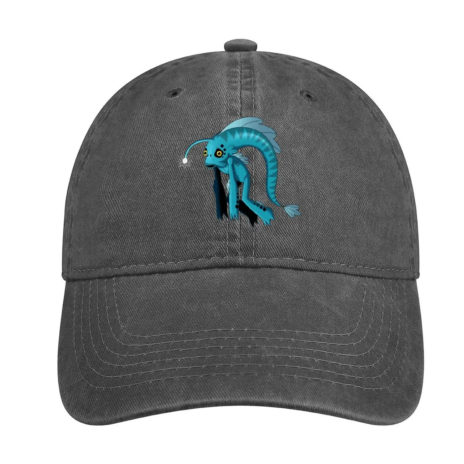 

Anglerfish head Cowboy Hat Hat Beach Brand Man Caps Vintage Caps For Women Men'S