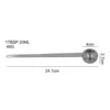 Stainless Steel Coffee Spoon Long Handle Stirring Spoon Graduated Spoons 5ml/10ml/15ml/20ml/25ml/30ml Coffee Tea Tools Supplies 6