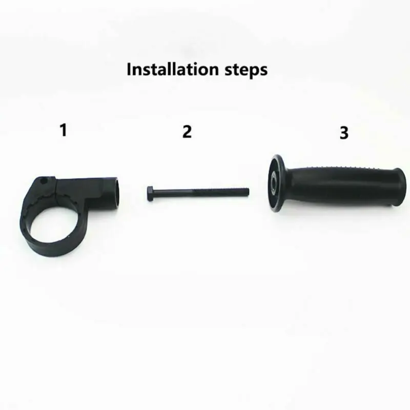 Newest Protable High Quality Handle Black Drill For Electric Drill Grinding Machine Handle Hammer Handle Impact Side