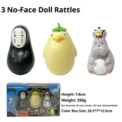 Ghibli Totoro Anime Cartoon Statue - Cute Desk Decor Resin Figurine Collectible (Roly - poly toy - 1)