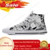 Anime Cartoon My Hero Academia Bakugou Katsuki Casual Cloth Shoes High Top Lightweight Breathable 3D Print Men Women Sneakers 1