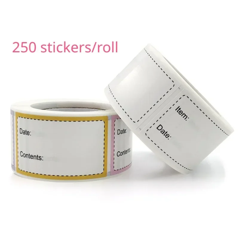 Self-Adhesive Hand written Blank Stickers for Students  Removable Freezer Refrigerator Food Storage Paper Sticker DIY Labels removable hand written blank stickers for students self adhesive freezer refrigerator food storage paper sticker diy labels