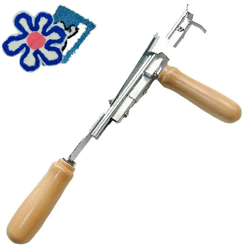 Handheld Manual Tufting Tool for Rug Weaving