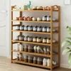 6 - Layers Bamboo and Natural Wood Shoe Rack for Entryway Home Storage 1