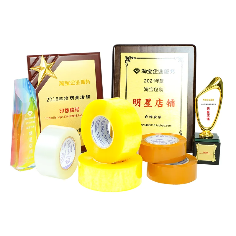 Heavy Duty Clear White Packing Tape for Shipping and Decorative Sealing