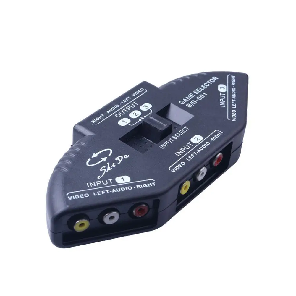 Av To Av ó  -    ļ й 3 In 1out 1 In 3out Splitter Mit Cinchkabel Converter