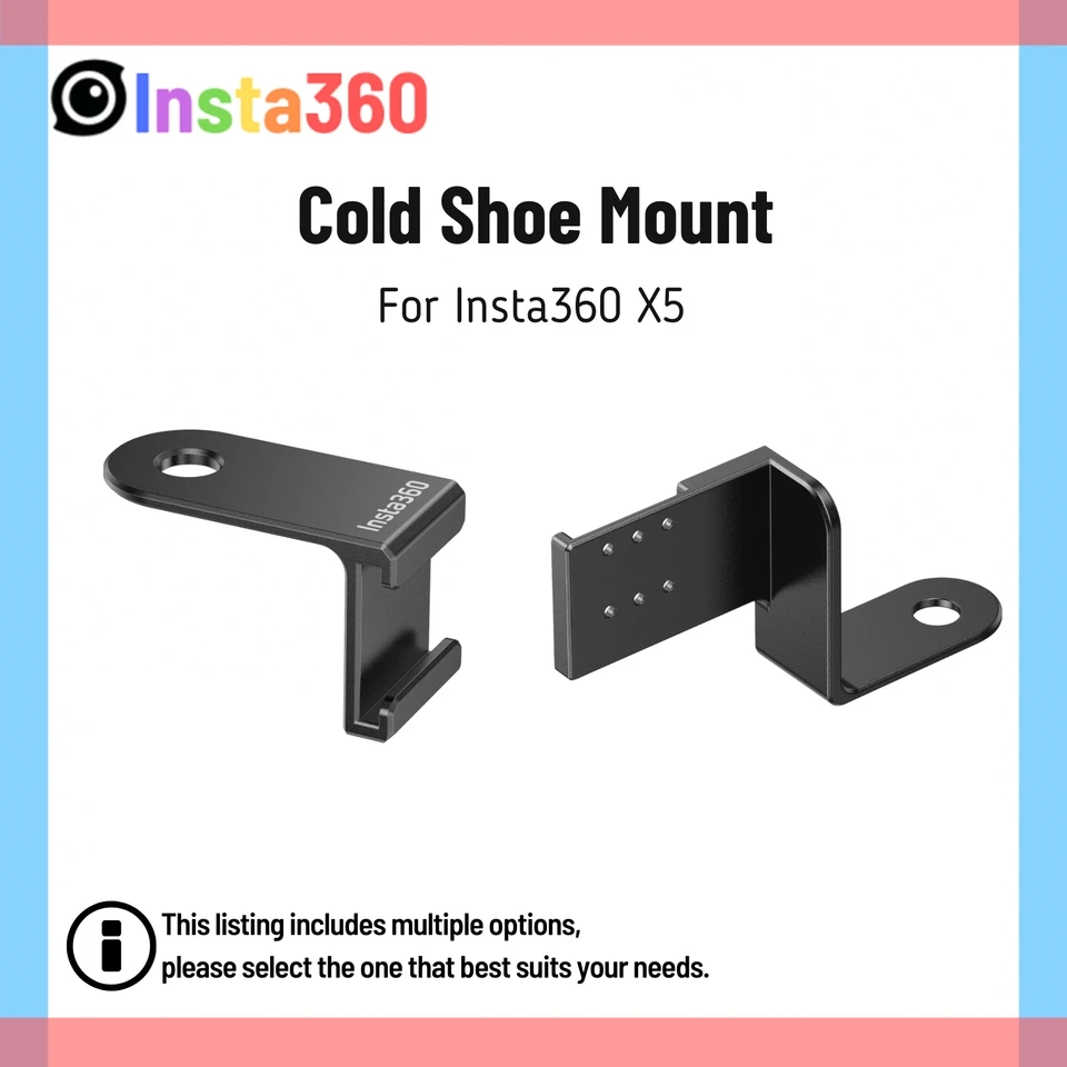 Support Microphone Pour Insta360 X5 – Adaptateur Audio Pour DJI Mic Mini, En Aluminium, Léger
