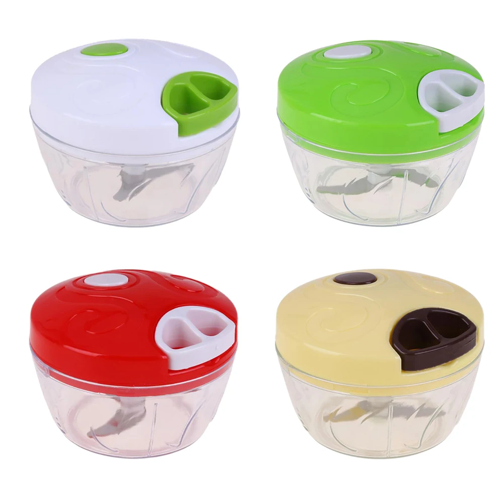 Onions Chopper Hand Pull Mincer Blender Mixer Food Processor Manual Food Chopper for Vegetable Fruits Nuts Chopper