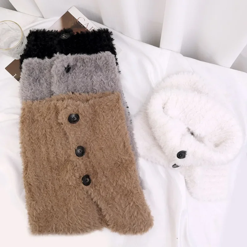 Рисунок 4 - Милая плюшевая шаль шарф зимние