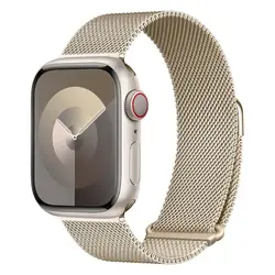 Magnetic Loop Strap Bracelet - 42mm 44mm 45mm 49mm (Vintage gold)