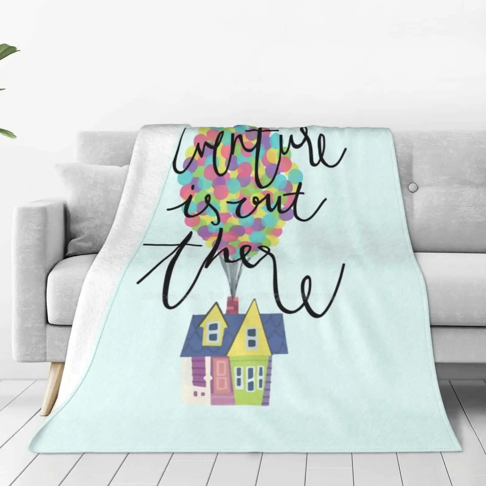 Adventure Is Out There Soft Warm Light Thin Blanket Pixar Up