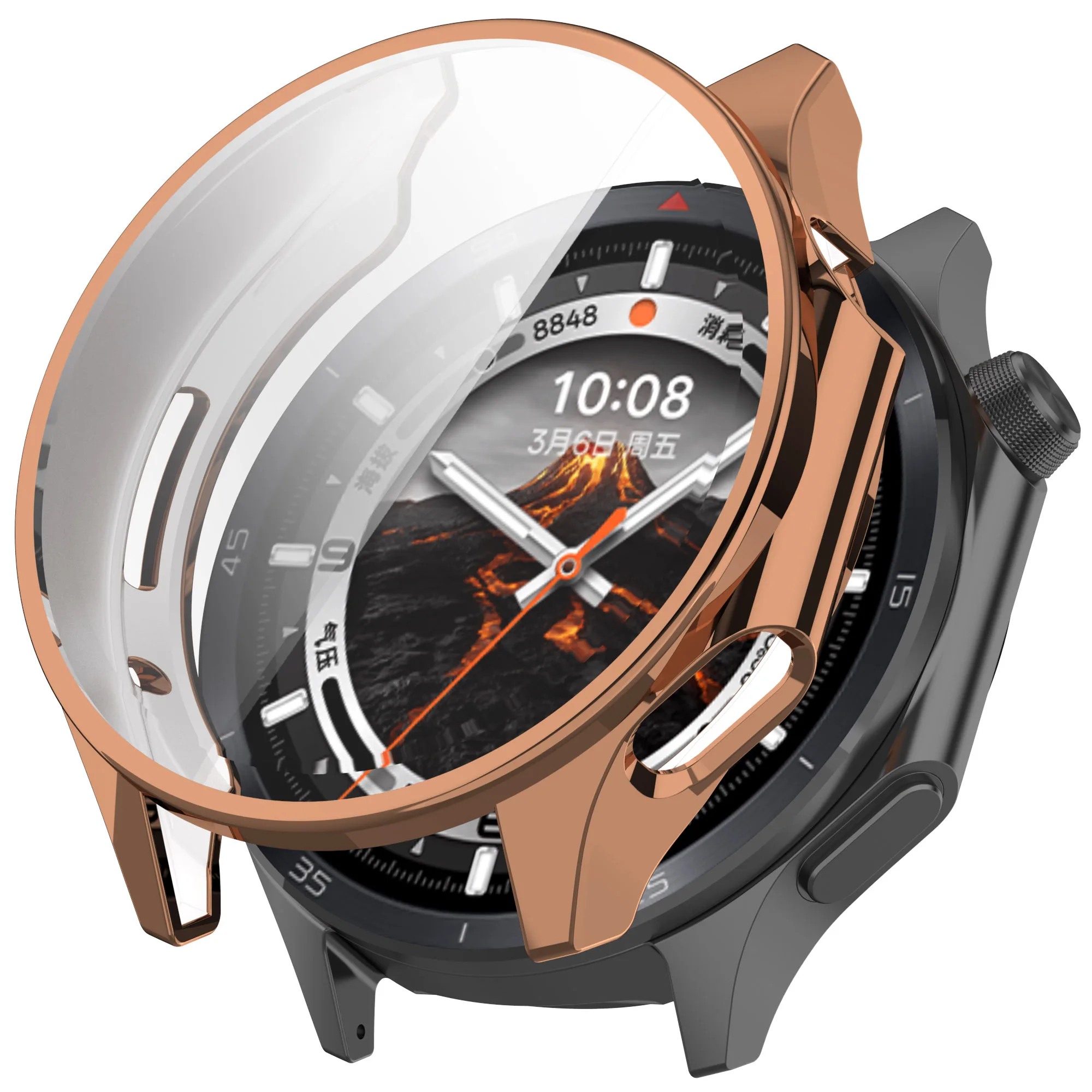 All-Around Screen Protector Soft Silicone TPU Protective Watch Case