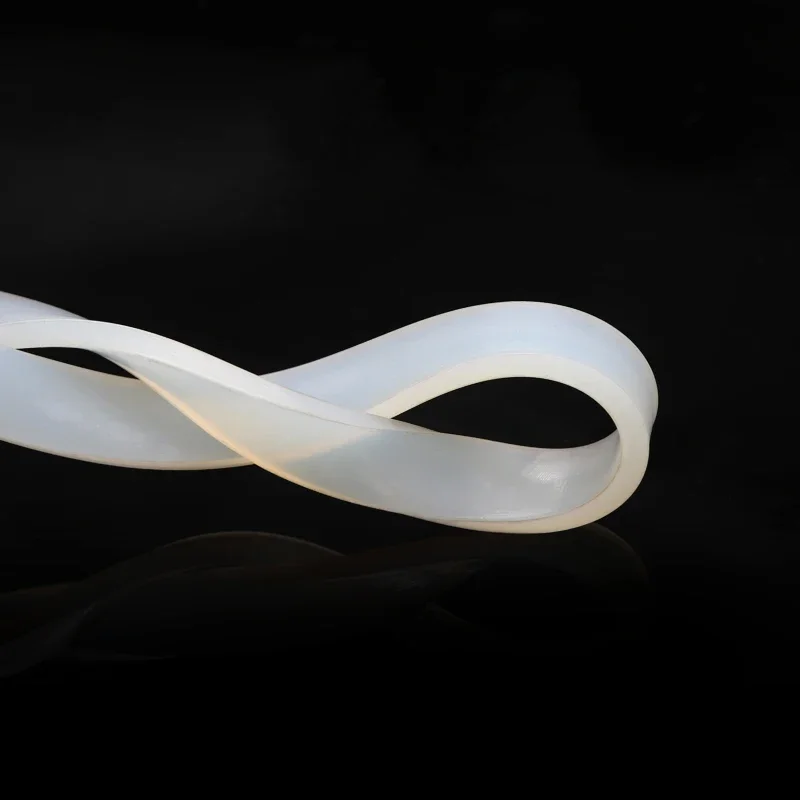 5mm x 5mm/10mm/15mm/20mm/30mm High Temperature Resistant Solid Silicone Rubber Sealing Strip Weatherstrip