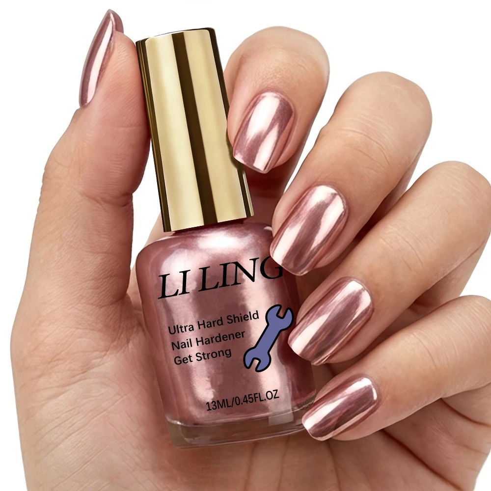 Rose Gold Metallic Mirror Polish: Quick-Dry, Glossy Finish for Everyday Elegance and Special Occasions