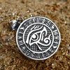 Vintage Eye Of Horus Stainless Steel Pendant For Men Ankh Cross Necklace Rune Fashion Biker Amulet Jewelry Gifts Dropshipping 4