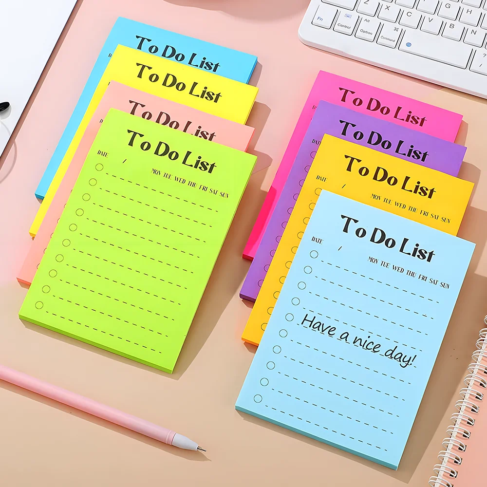 Japanese Sticky Notes To Do List Planner Post Memo Pad Check Notepad Daily Schedule Journal Work Plan Stationery Agenda Notebook