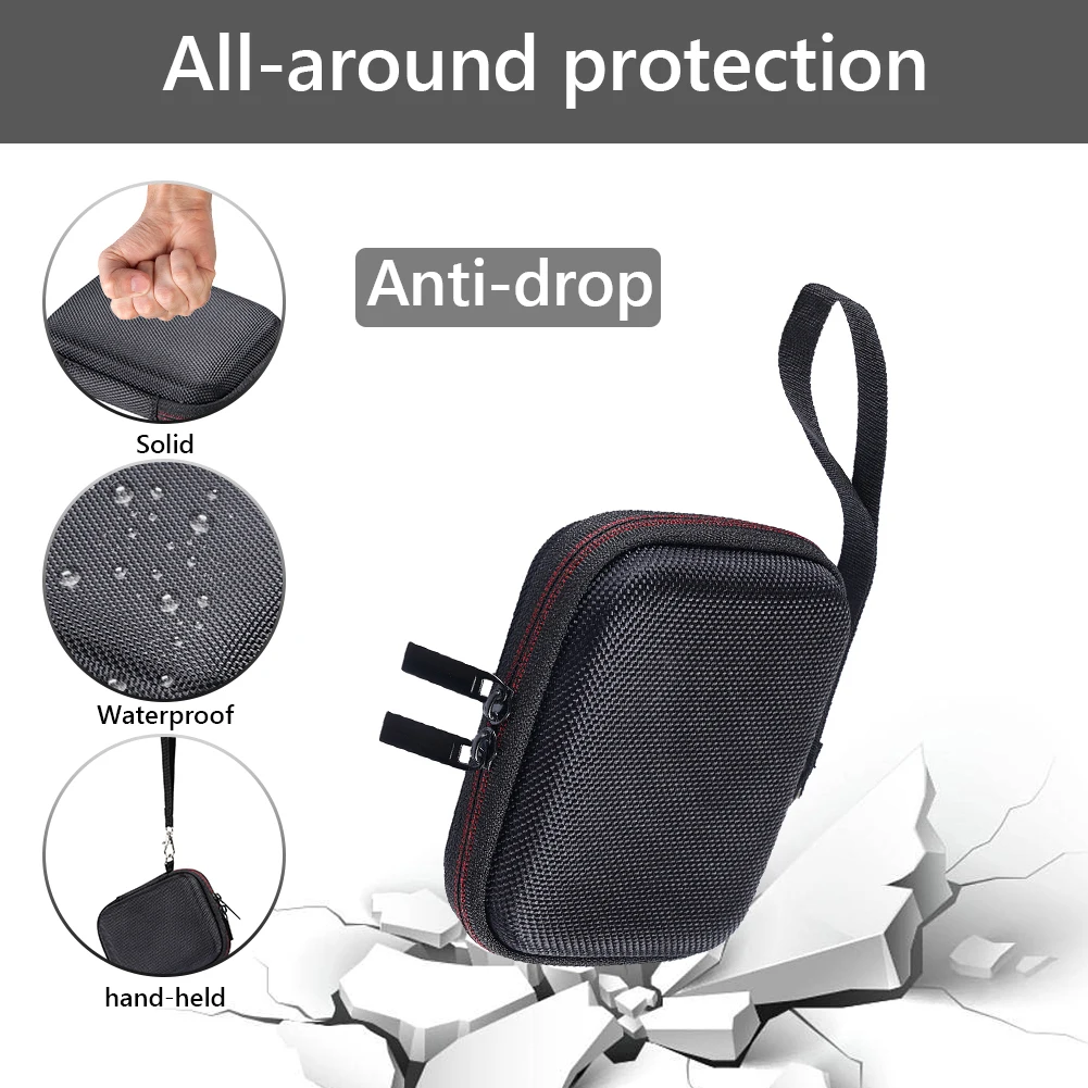 portable hard drive bag hard drive box external hard drive hard drive case electronic accessories case digital accessories bag EVA Hardshell Case Shockproof External Hard Drive Bag Anti-Scratch Portable Storage Bag for Samsung T7 Shield/T9 4TB/2TB/1TB SSD