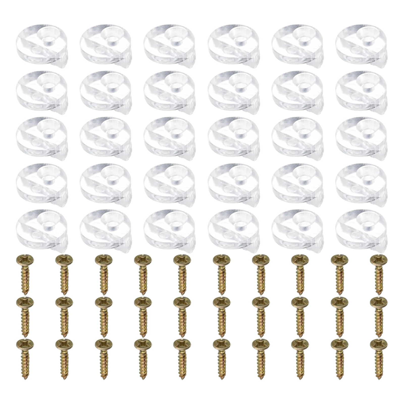 

Glass Clamps Glass Retainer Clips Plastic Glass Cabinet Clips Screws Glass Panel Clips Glass Retainer Clips Kit