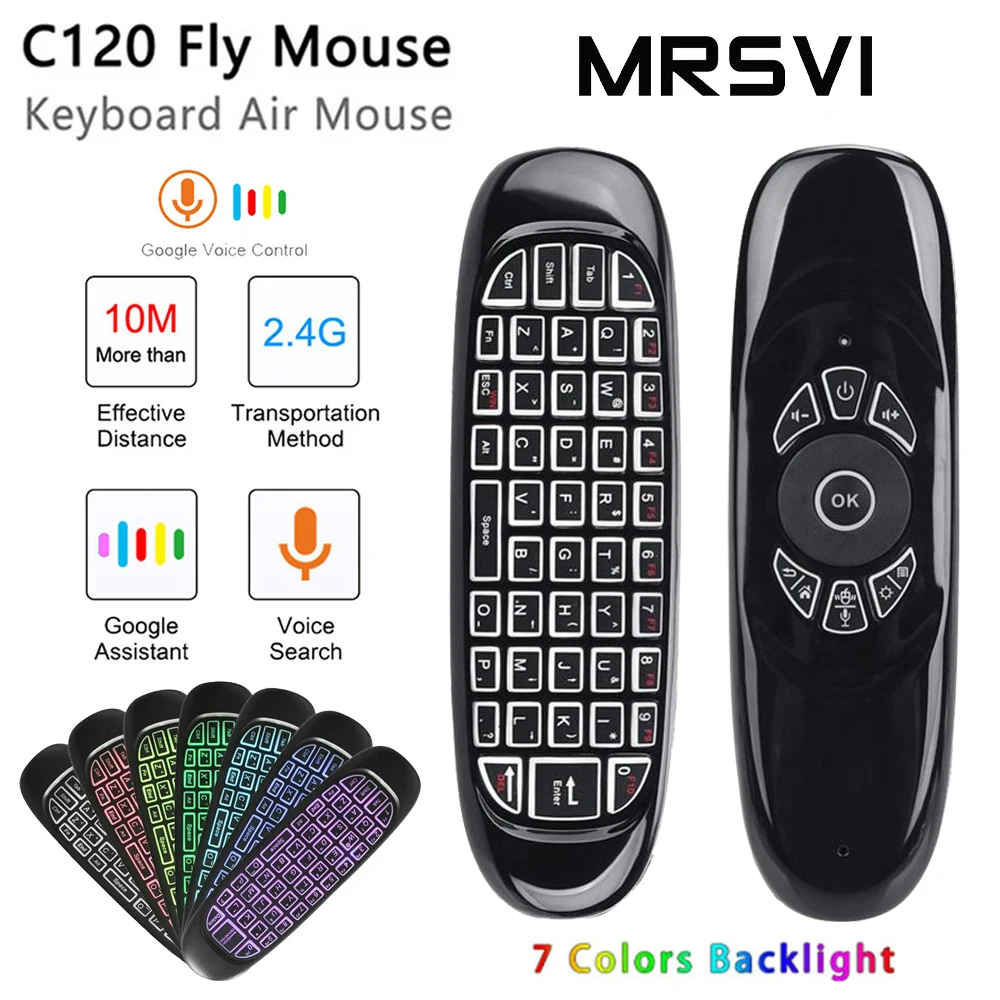MRSVIC120RemoteControlAirMouse24GRFBacklitEnglishRussian