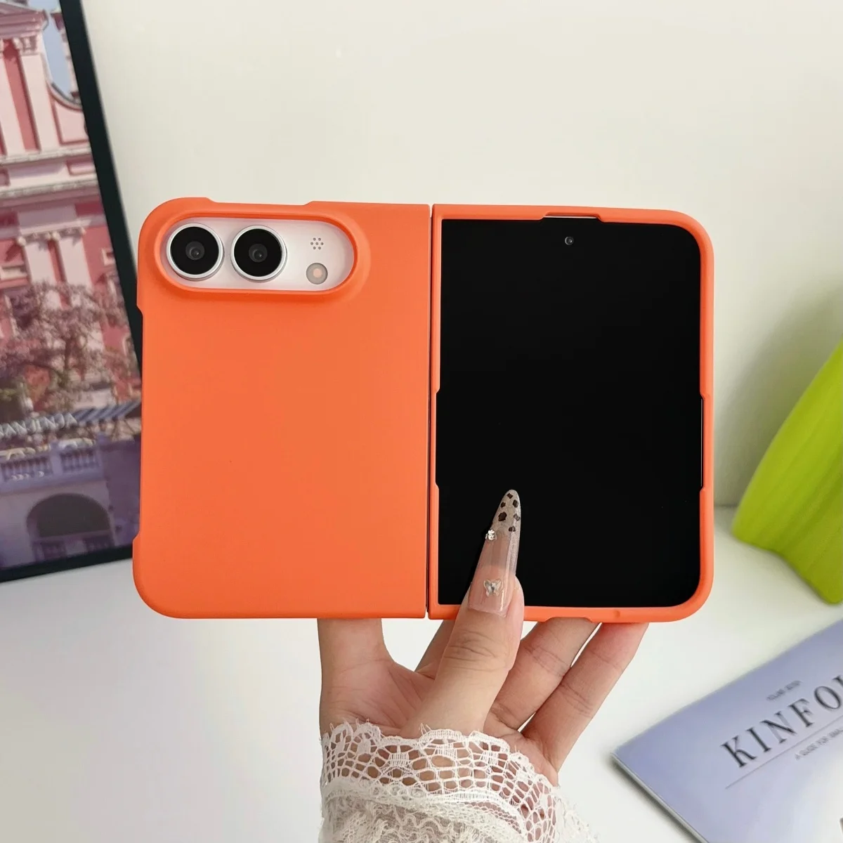 Luxury Matte Duo Thin Candy Color Phone Case with Shockproof Protection
