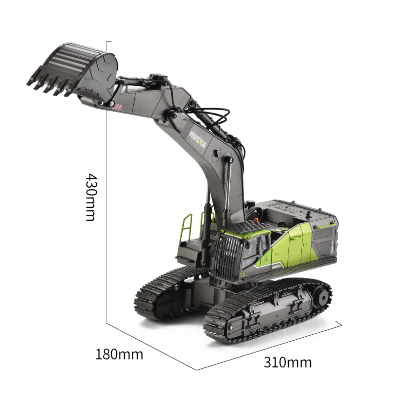 1:14 RC Alloy Excavator 22CH Big Screw drive Simulation Excavator Remote Control Track Engineering Vehicle Toy boy rc trucks rc construction toy