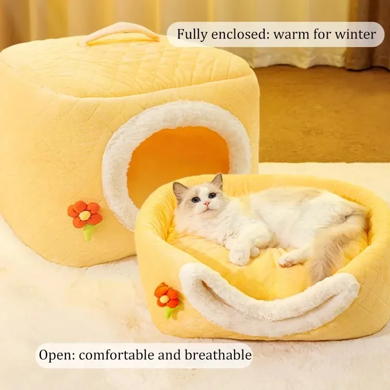 New Winter Pet House Soft Nest Kennel - PeticaDeals